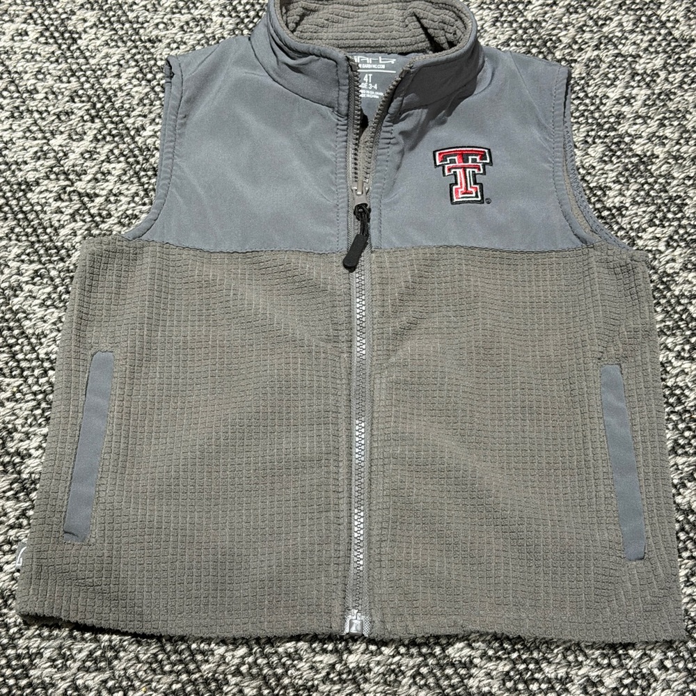 Texas Tech Gray Toddler Vest